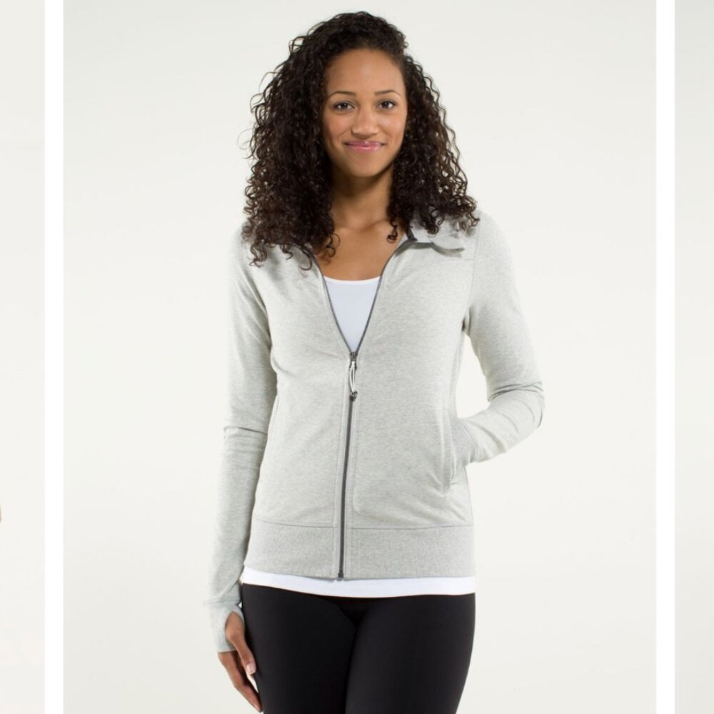 Lululemon Bliss Break Hoodie in Heathered Gray